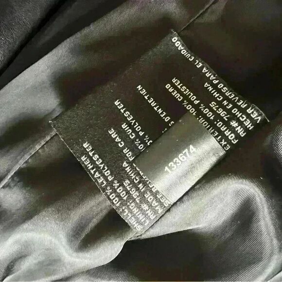 MICHAEL MICHAEL KORS Leather Moto Jacket - Picture 7 of 10